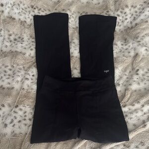 ALO Yoga Black Flared Leggings